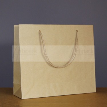 sac cadeau luxe en papier kraft recyclé