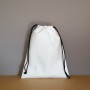 Pochon en coton blanc personnalisable format moyen