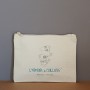 Trousse coton zippée personnalisée