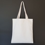 tote bag personnalisable en coton blanc épais