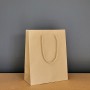 petit sac papier kraft recyclé avec cordes personnalisable