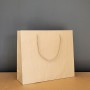 sac papier brun recyclé épais avec cordes personnalisable