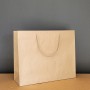 grand sac papier kraft brun avec cordes personnalisable