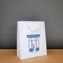 sac papier avec rubans personnalisé en couleurs quadri